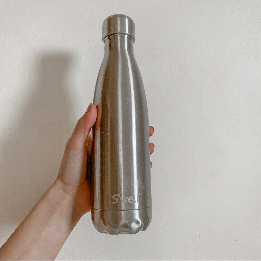 S’well Water Bottle Silver